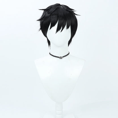 Cosplay Wigs Games VALORANT Iso Black Short Wigs