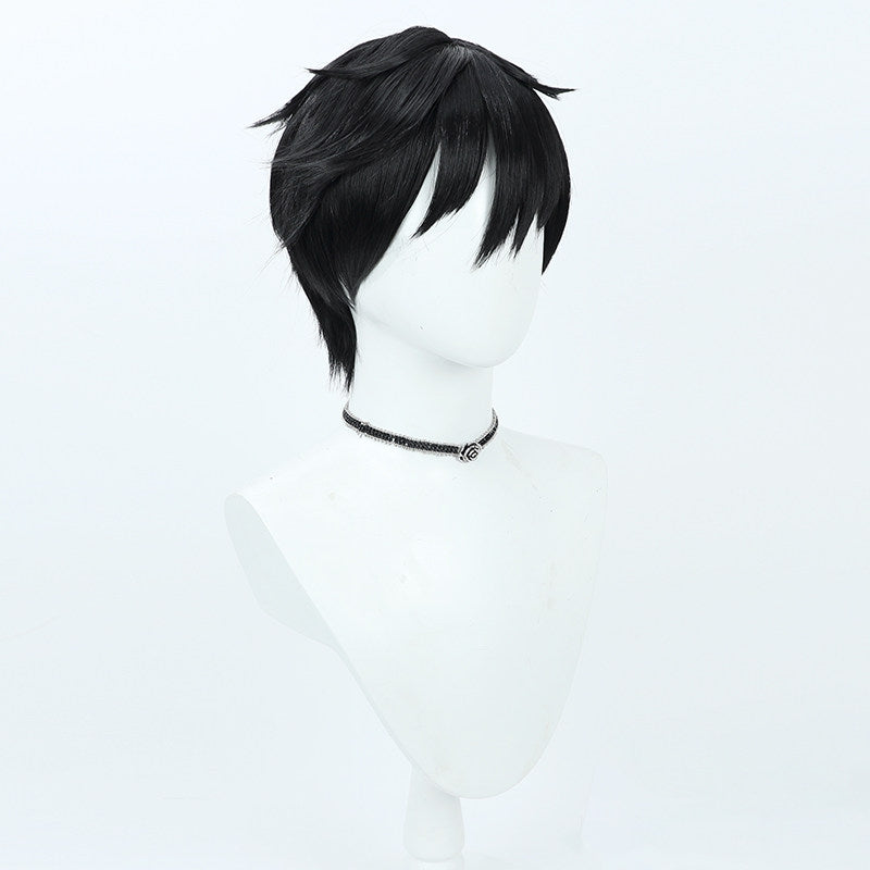 Cosplay Wigs Games VALORANT Iso Black Short Wigs