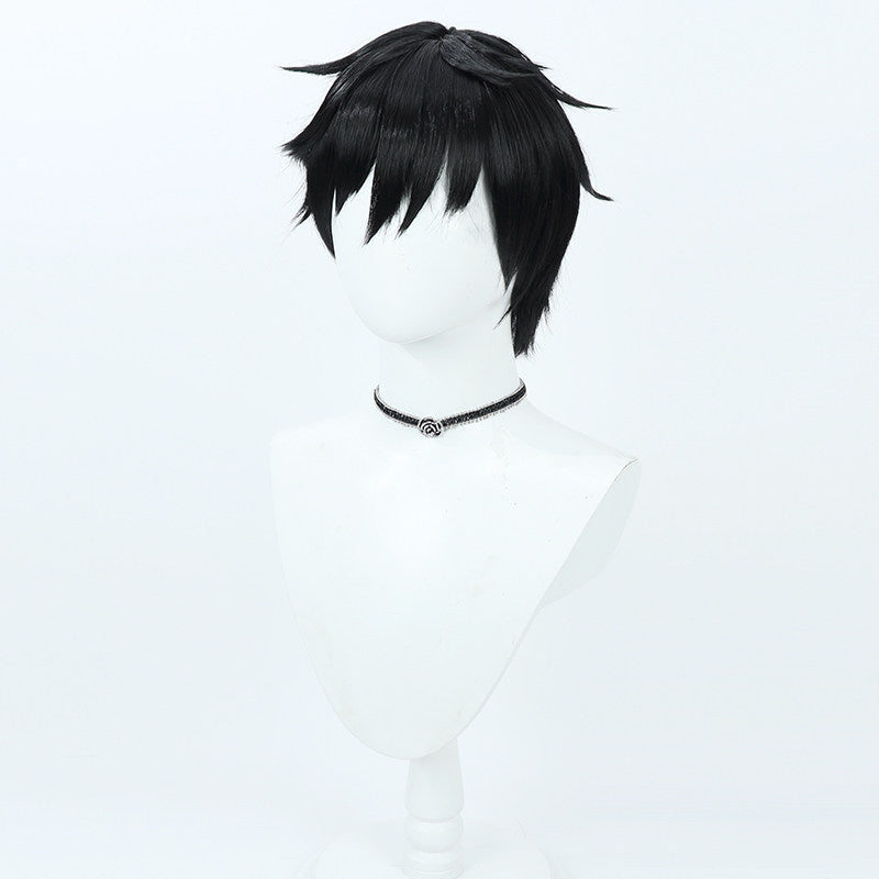 Cosplay Wigs Games VALORANT Iso Black Short Wigs