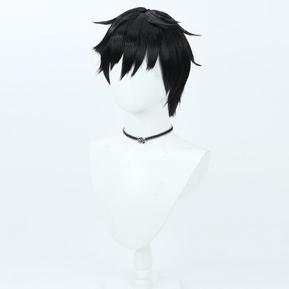 Cosplay Wigs Games VALORANT Iso Black Short Wigs