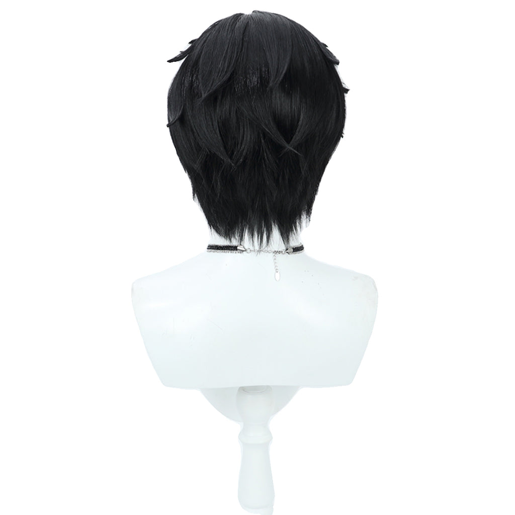 Cosplay Wigs Games VALORANT Iso Black Short Wigs