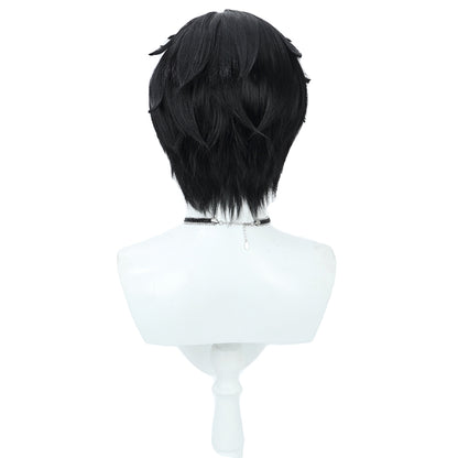 Cosplay Wigs Games VALORANT Iso Black Short Wigs