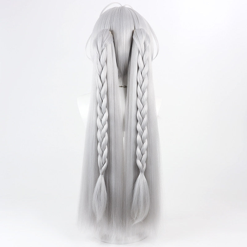 Cosplay Wigs Games Velina Airgid Silver Wigs Zenless Zone Zero