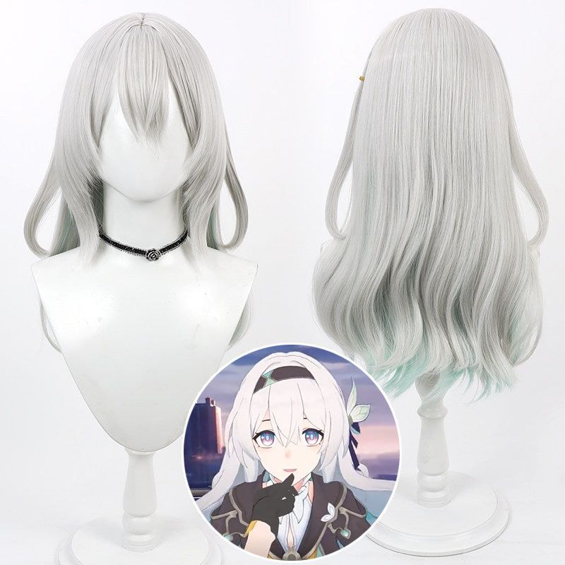 Cosplay Wigs Games Wigs Honkai: Star Rail Firefly White Wigs