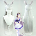 Cosplay Wigs Gold Ship Pretty Derby Silver Grey Ears Tail