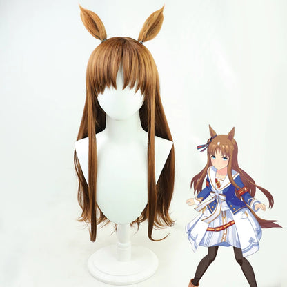 Cosplay Wigs Grass Wonder Pretty Derby Yellow Brown Ears
