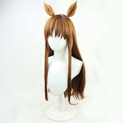 Cosplay Wigs Grass Wonder Pretty Derby Yellow Brown Ears