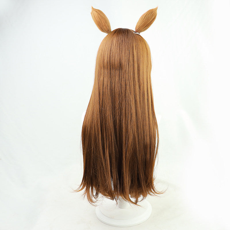 Cosplay Wigs Grass Wonder Pretty Derby Yellow Brown Ears