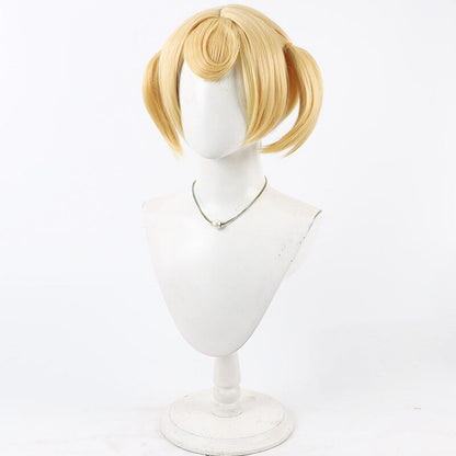 Cosplay Wigs Gummy Lada Valuyeva Arknights Yellow Integrated Braid Wigs