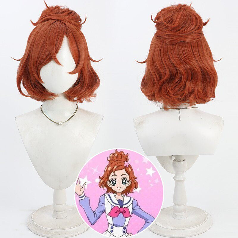 Cosplay Wigs Haruno Haruka Cure Flora Go! Princess PreCure