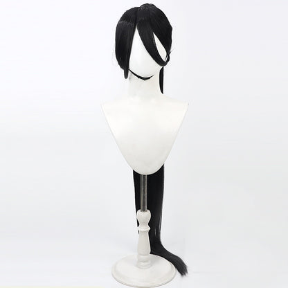 Cosplay Wigs Hasumi Hanekawa Blue Archive Black Wigs