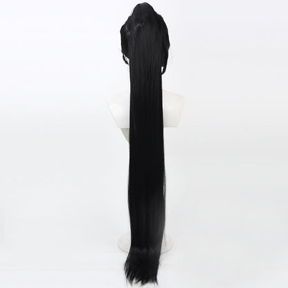 Cosplay Wigs Hasumi Hanekawa Blue Archive Black Wigs