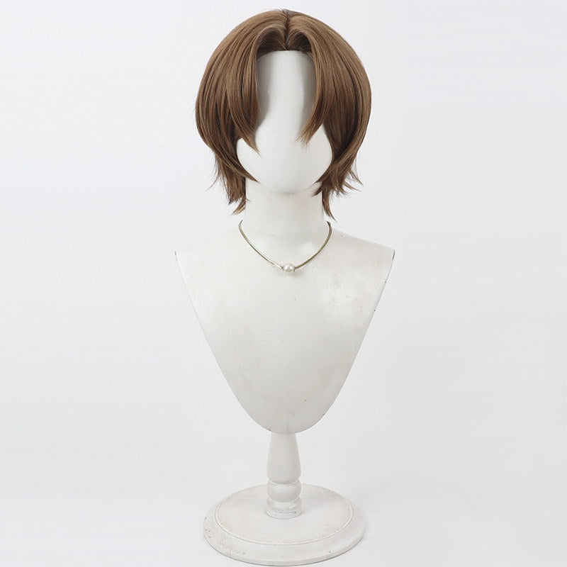 Cosplay Wigs Hayato Kagami Brown Wigs NIJISANJI Virtual Liver