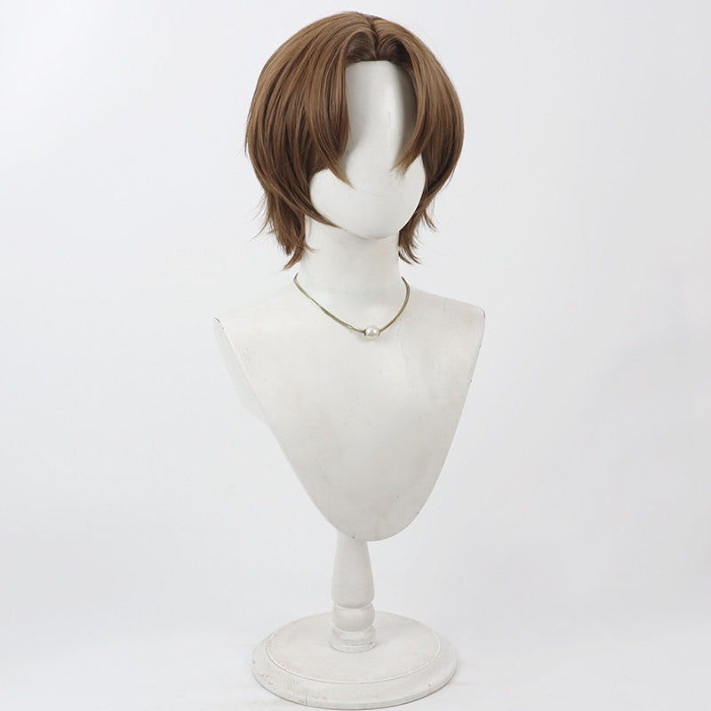 Cosplay Wigs Hayato Kagami Brown Wigs NIJISANJI Virtual Liver
