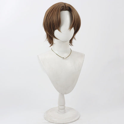 Cosplay Wigs Hayato Kagami Brown Wigs NIJISANJI Virtual Liver