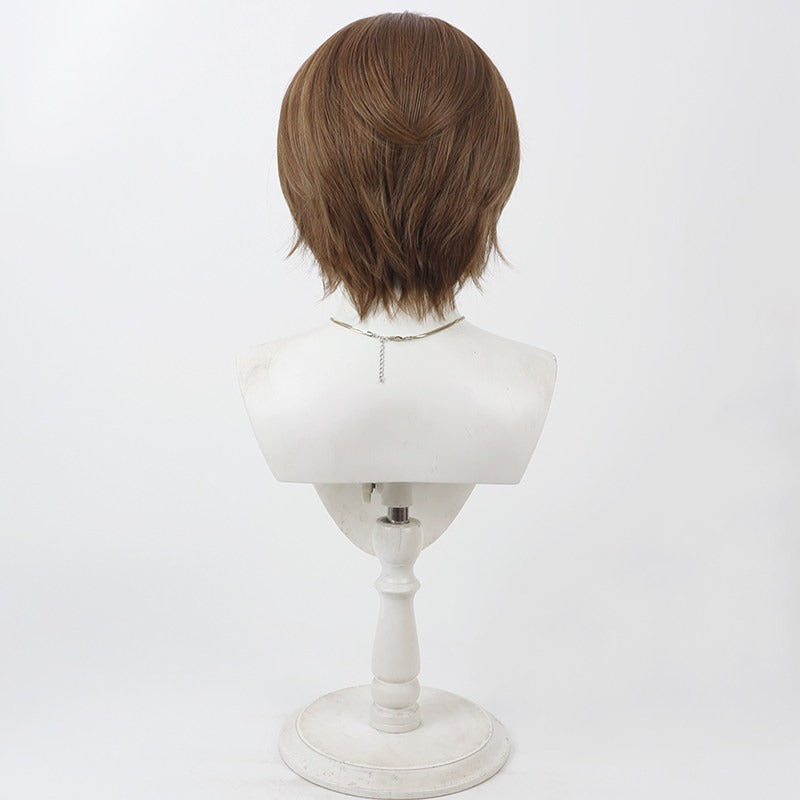 Cosplay Wigs Hayato Kagami Brown Wigs NIJISANJI Virtual Liver