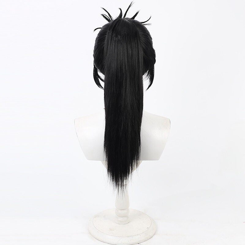 Cosplay Wigs Hijikata Toshizo FGO Split Ponytail Black Wigs