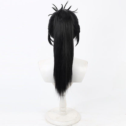 Cosplay Wigs Hijikata Toshizo FGO Split Ponytail Black Wigs