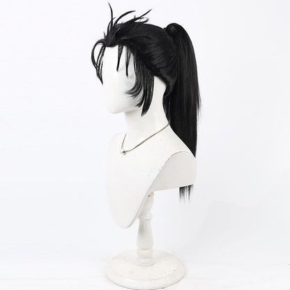 Cosplay Wigs Hijikata Toshizo FGO Split Ponytail Black Wigs
