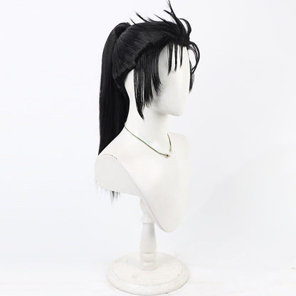 Cosplay Wigs Hijikata Toshizo FGO Split Ponytail Black Wigs