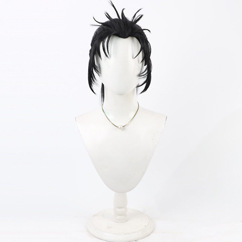 Cosplay Wigs Hijikata Toshizo FGO Split Ponytail Black Wigs
