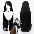 Cosplay Wigs Hinata Wakaba Blue Archive Black Curly Wigs