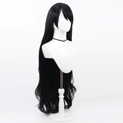 Cosplay Wigs Hinata Wakaba Blue Archive Black Curly Wigs