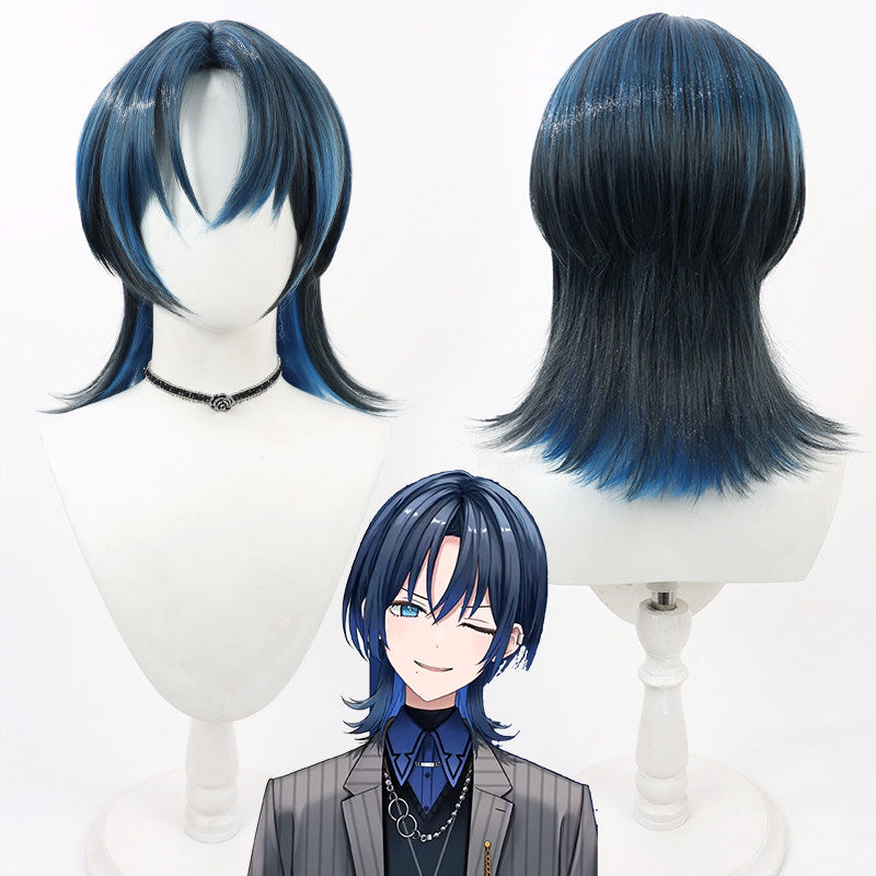 Cosplay Wigs Hiodoshi Ao Hololive VTuber Multi Color Gradient Wigs