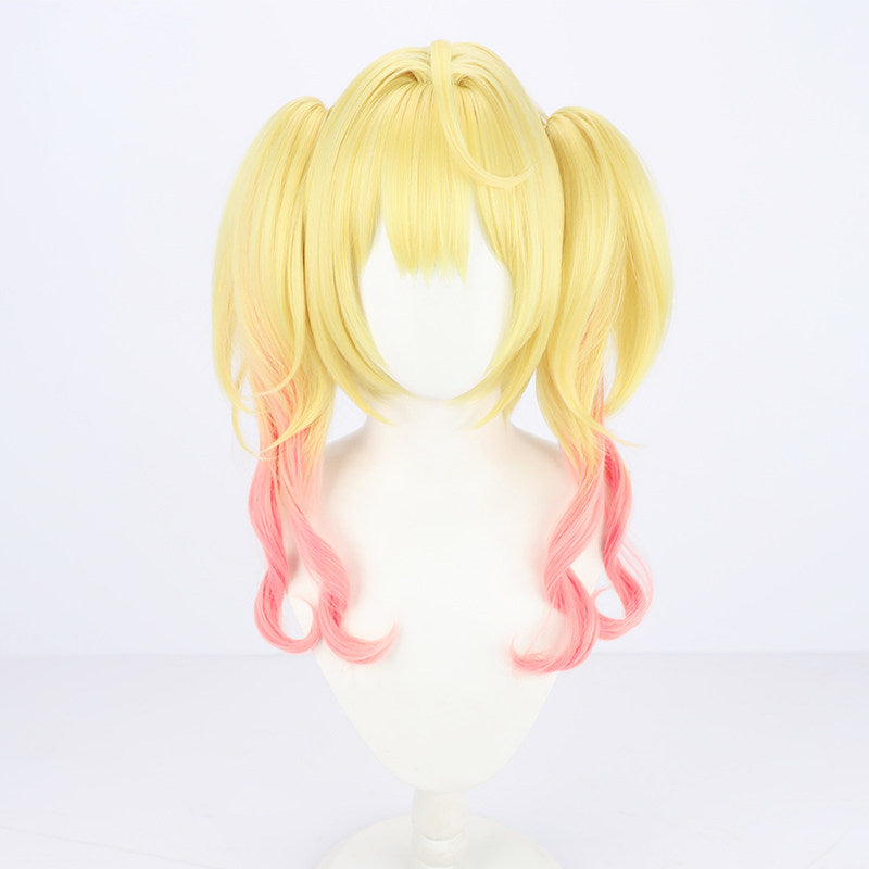 Cosplay Wigs Hoshikawa Sara NIJISANJI VTuber Yellow Idol Outfit