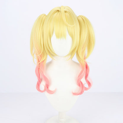 Cosplay Wigs Hoshikawa Sara NIJISANJI VTuber Yellow Idol Outfit