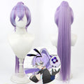 Cosplay Wigs Hoshimichi Akira Genderbend Purple Ponytail NIJISANJI VTuber