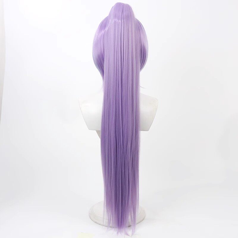 Cosplay Wigs Hoshimichi Akira Genderbend Purple Ponytail NIJISANJI VTuber