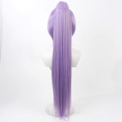 Cosplay Wigs Hoshimichi Akira Genderbend Purple Ponytail NIJISANJI VTuber