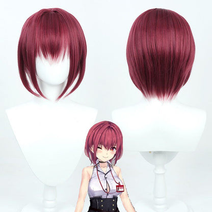 Cosplay Wigs Houshou Marine Boss Bob Hololive President's Wardrobe