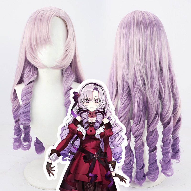 Cosplay Wigs Hyakumantenbara Salome NIJISANJI VTuber Dual Color Gradient Wigs