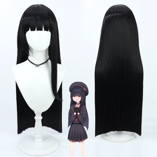 Cosplay Wigs Ichika Nakamasa Blue Archive Black Wigs
