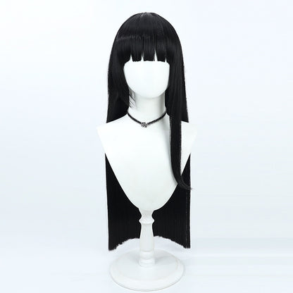 Cosplay Wigs Ichika Nakamasa Blue Archive Black Wigs