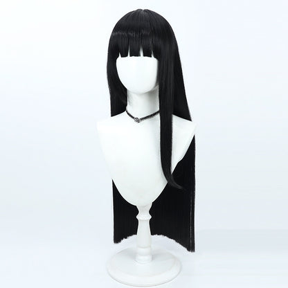 Cosplay Wigs Ichika Nakamasa Blue Archive Black Wigs