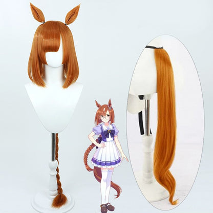 Cosplay Wigs Ikuno Dictus Pretty Derby Matching Tail