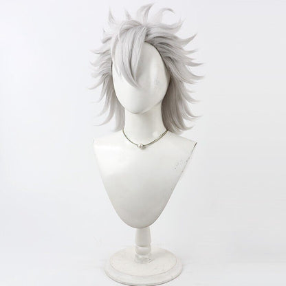 Cosplay Wigs Jack Howl Silver Flip Wigs Disney Twisted-Wonderland