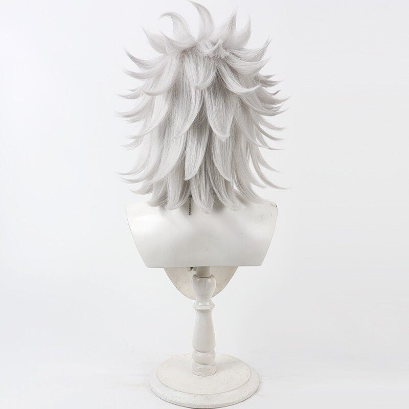 Cosplay Wigs Jack Howl Silver Flip Wigs Disney Twisted-Wonderland