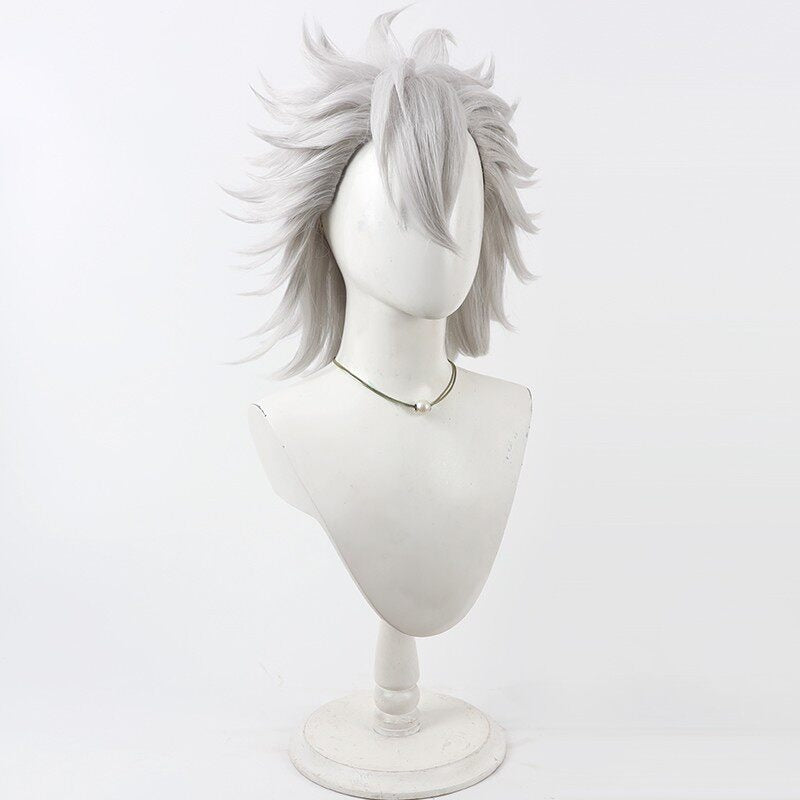 Cosplay Wigs Jack Howl Silver Flip Wigs Disney Twisted-Wonderland