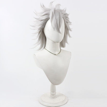 Cosplay Wigs Jack Howl Silver Flip Wigs Disney Twisted-Wonderland