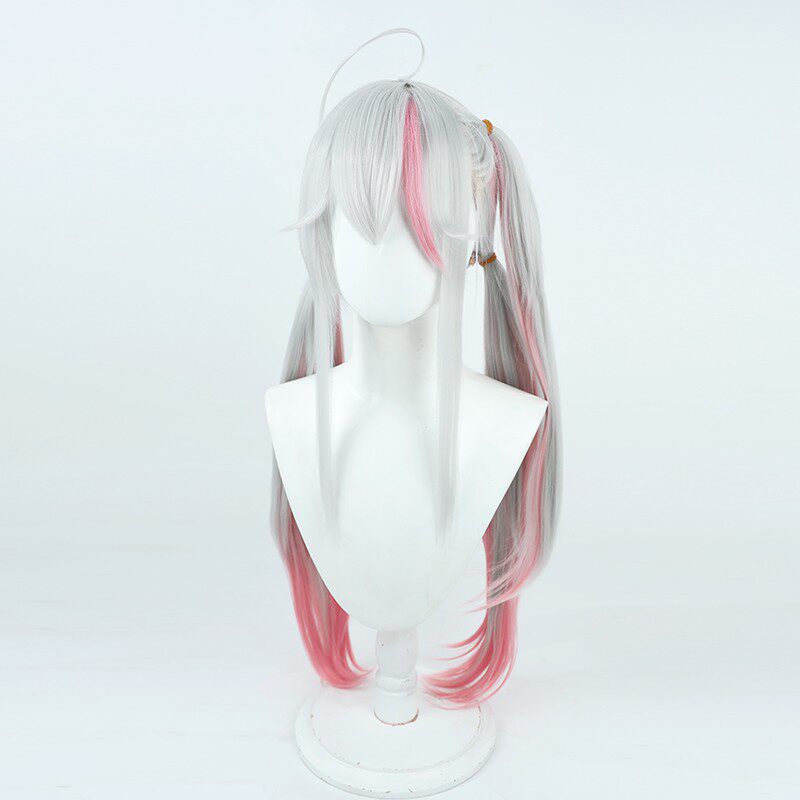 Cosplay Wigs Jackal Silver Highlight Wigs Goddess of Victory: Nikke