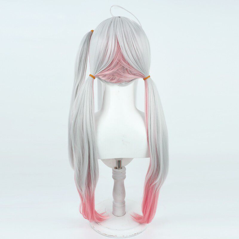 Cosplay Wigs Jackal Silver Highlight Wigs Goddess of Victory: Nikke