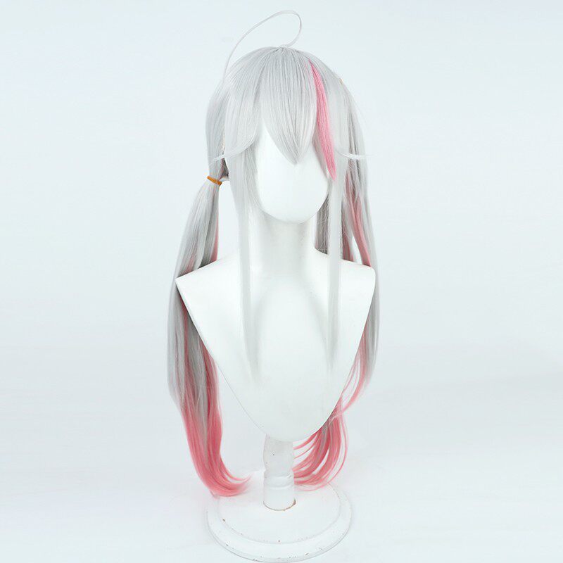 Cosplay Wigs Jackal Silver Highlight Wigs Goddess of Victory: Nikke