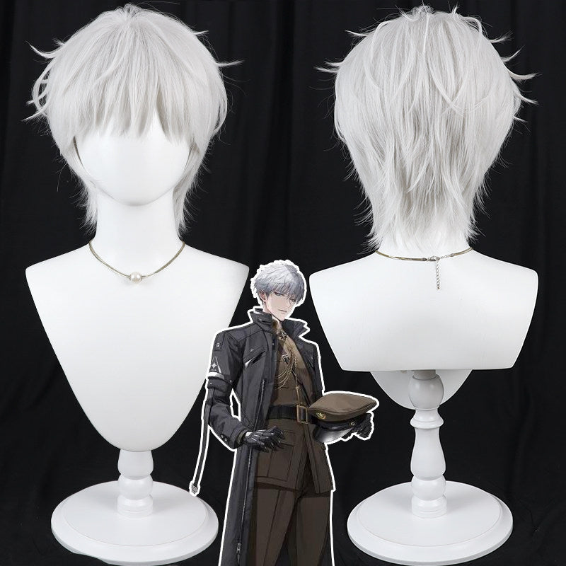 Cosplay Wigs Johan Silver White Wigs Goddess of Victory: Nikke