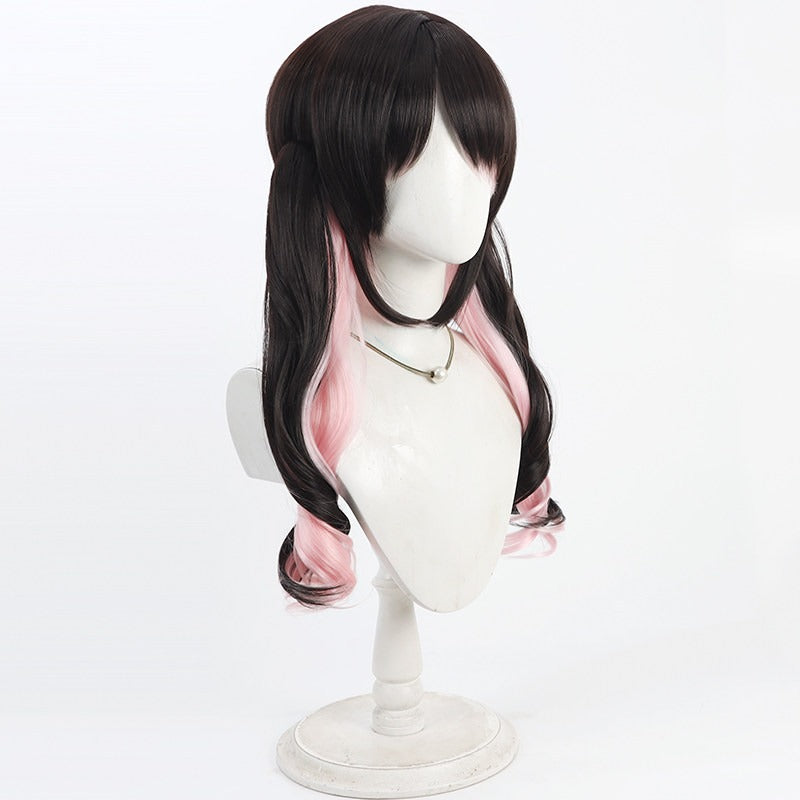 Cosplay Wigs Kaga Nazuna Split Ponytail VSPO! VTuber