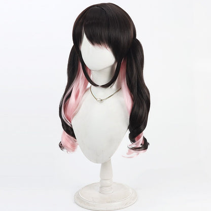 Cosplay Wigs Kaga Nazuna Split Ponytail VSPO! VTuber