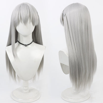 Cosplay Wigs Kama 1st Ascension FGO Silver Grey Wigs